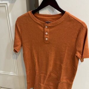 Cat and jack Boys short sleeve Henley
